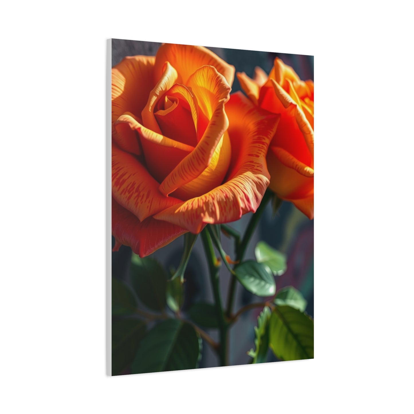 Graffiti Roses Art Premium Canvas 17 Wall Art & Canvas Print