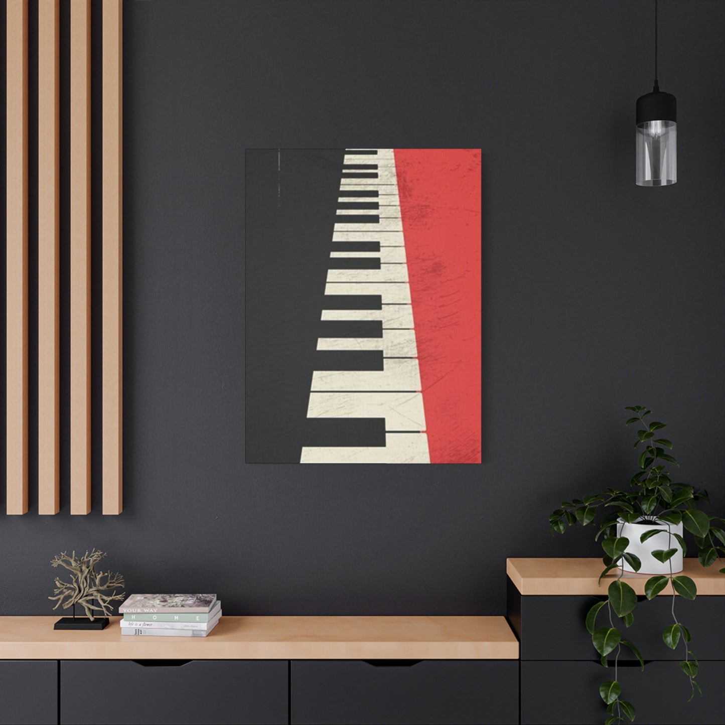 Black And Red Piano Wall Art & Canvas Prints