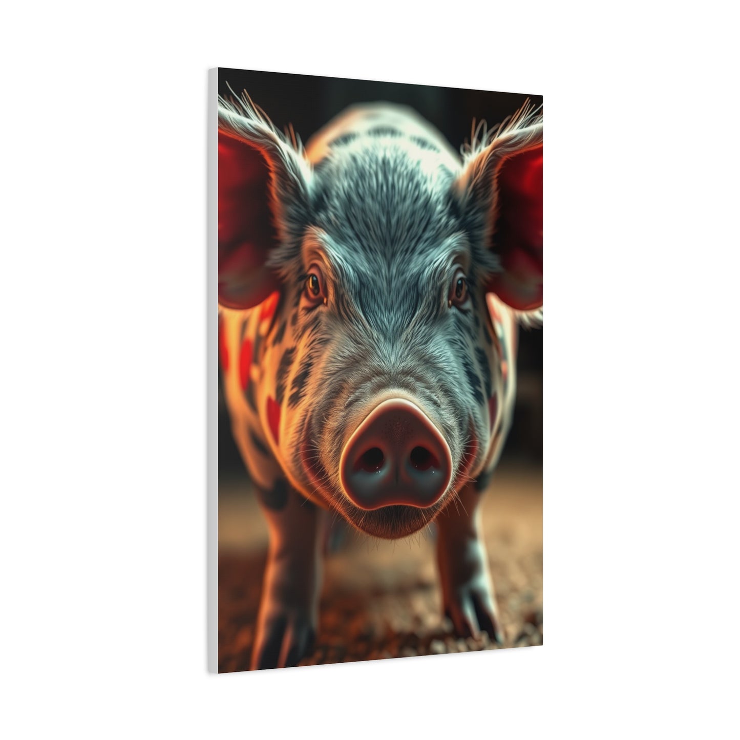 Pig Art Canvas Art 1 Wall Art & Canvas Print