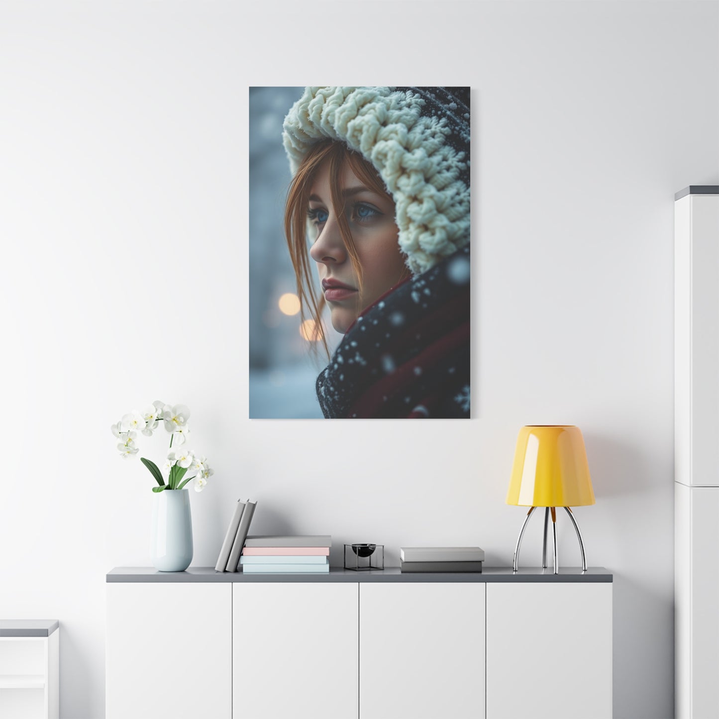 Whispering Winter Tableau Wall Art & Canvas Print
