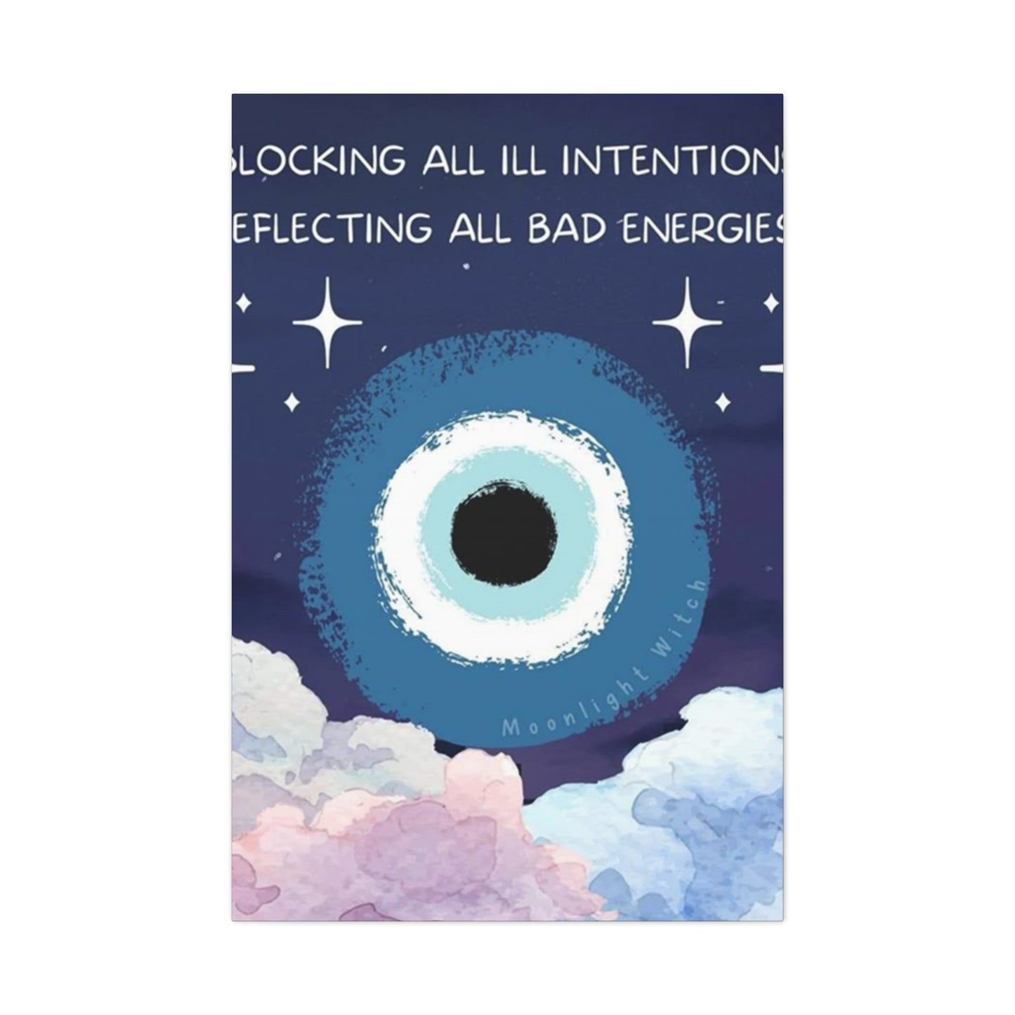 Blocking All Bad Vibes Poster Wall Art & Canvas Prints