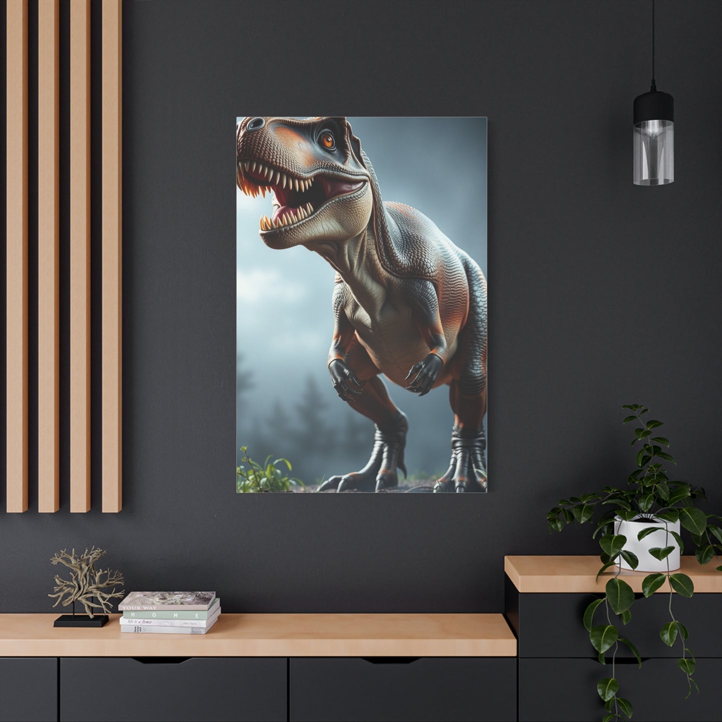 Tyrannosaurus Rex Art Canvas Art 3 Wall Art & Canvas Print