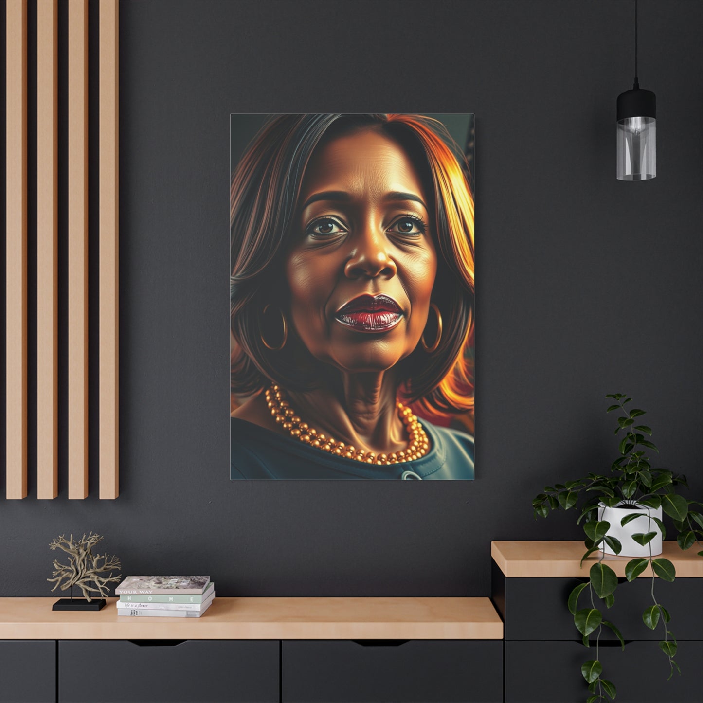 Kamala Harris Art Luxury Canvas Wall Art & Canvas Print