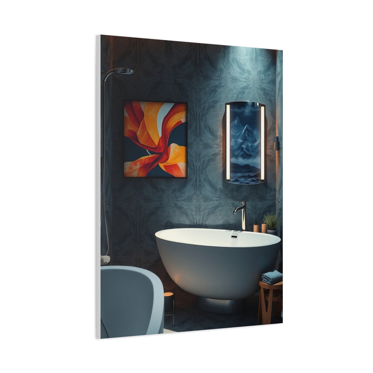 Refined Bath Sanctuary Art Wall Art & Canvas Print