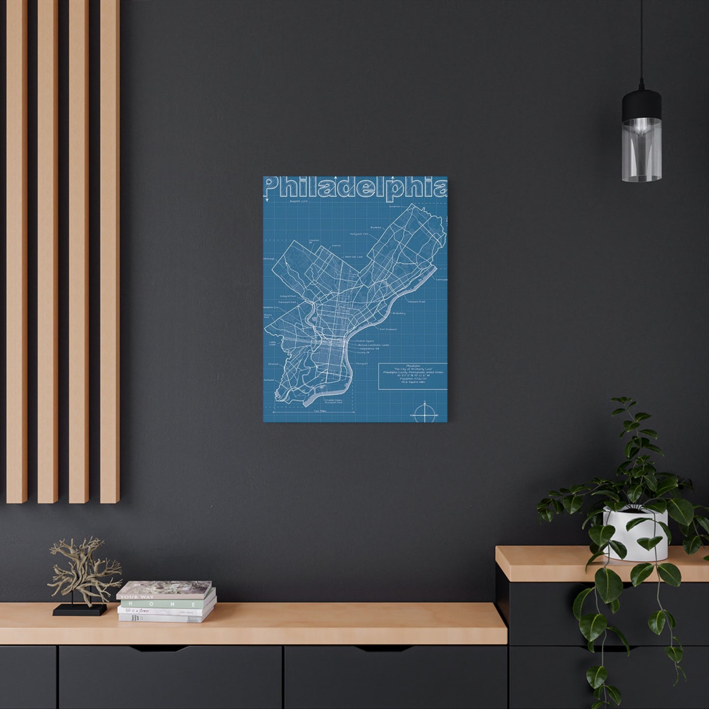 Map Of Philadelphia Poster Wall Art & Canvas Prints