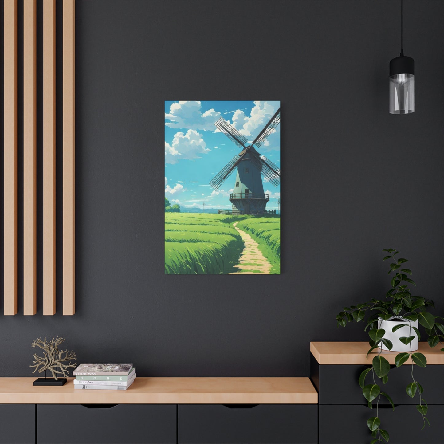 Greenfield Windmill Countryside Wall Art & Canvas Prints
