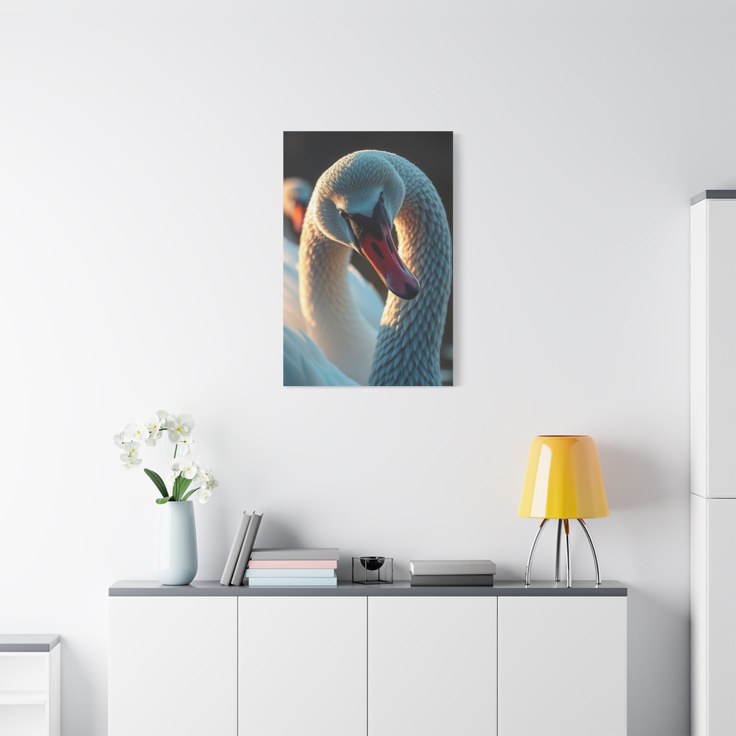 Swan Art Canvas Art 7 Wall Art & Canvas Print