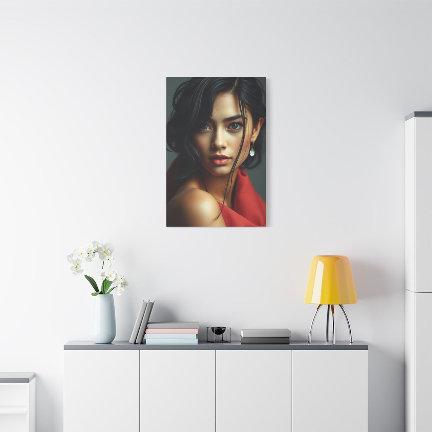 Luxurious Terra and Indigo Wall Art & Canvas Print