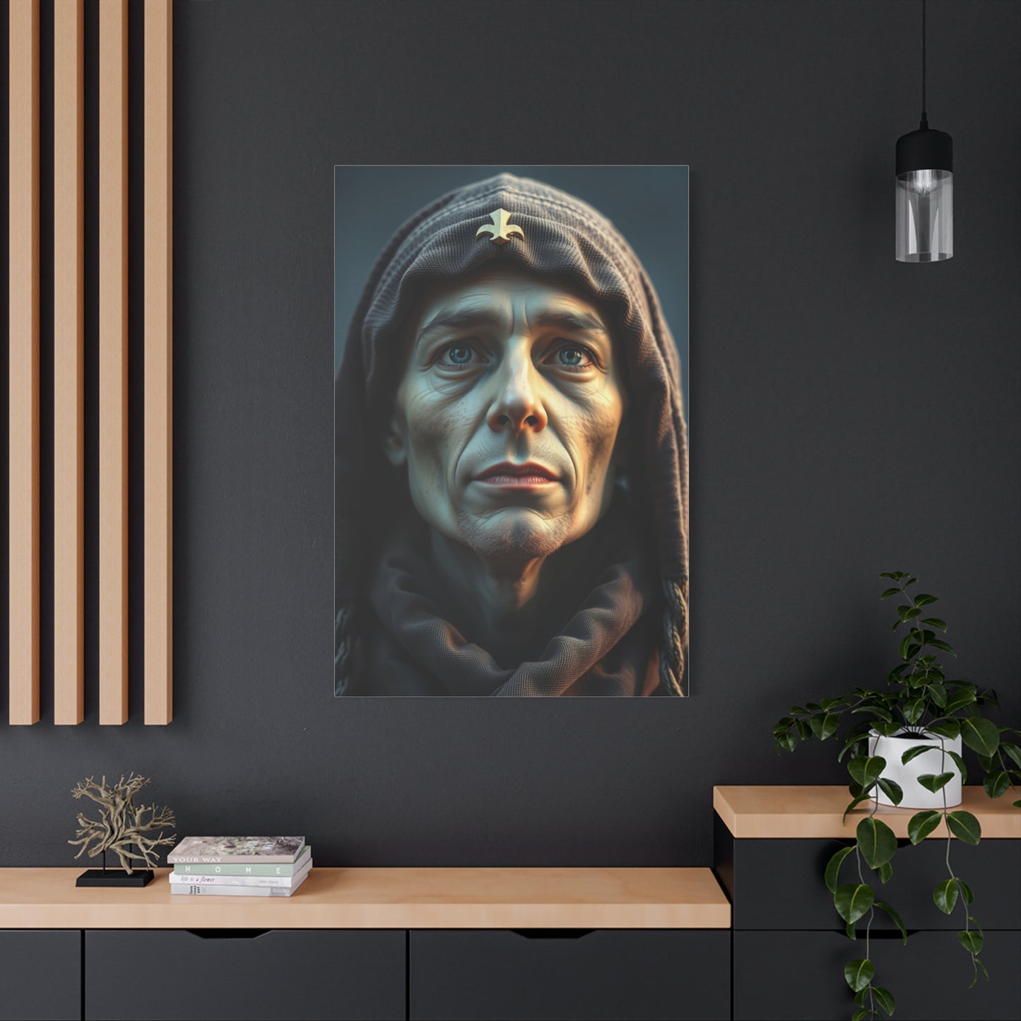 Blue & Gray Art Luxury Canvas Wall Art & Canvas Print