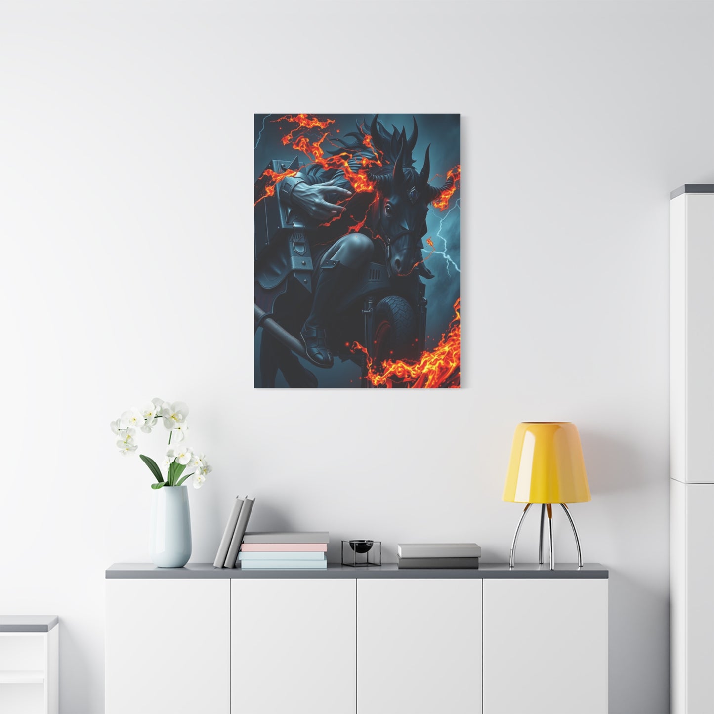 Sable Serenity Painting Wall Art & Canvas Print