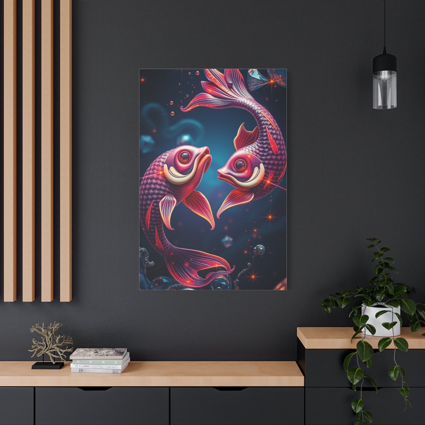 Aquatic Zodiac Opulence wall art & canvas print