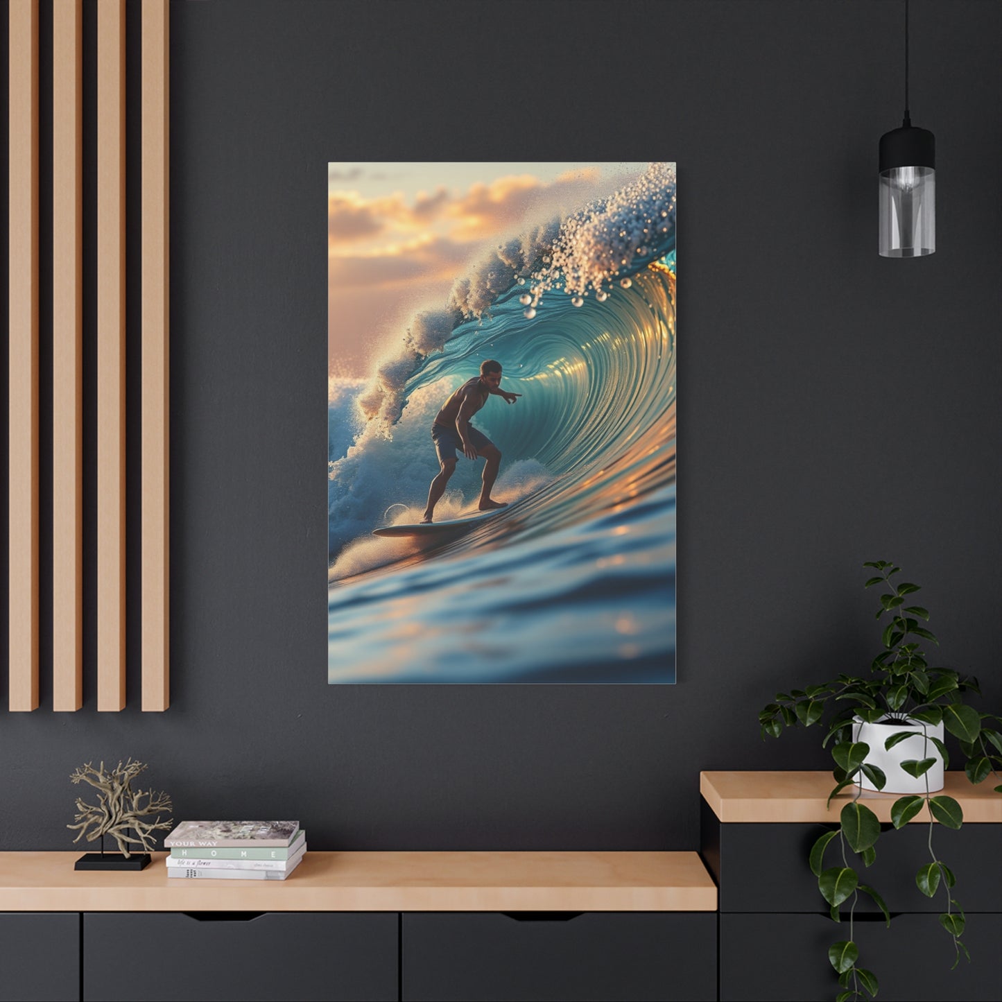 Wave Symphony Canvas Wall Art & Canvas Print