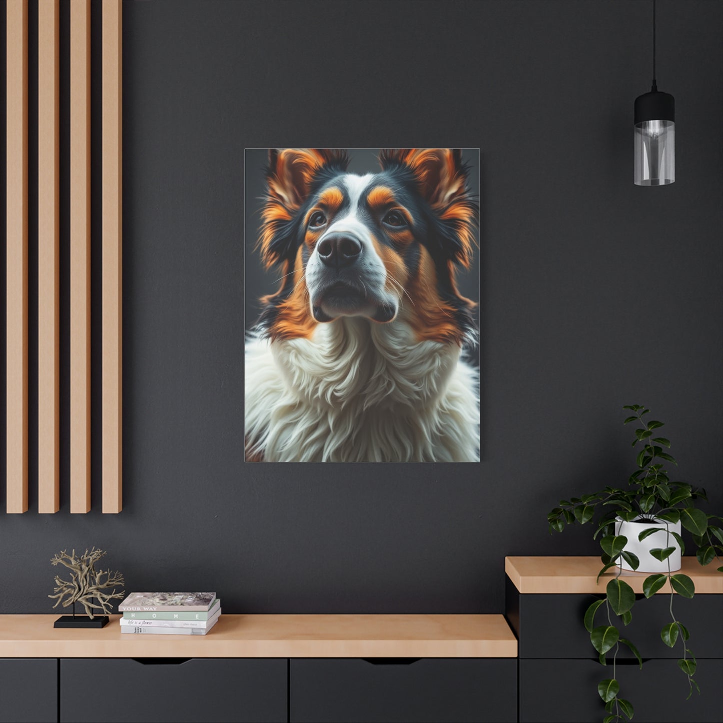 Refined Pooch Canvas Gallery Wall Art & Canvas Print