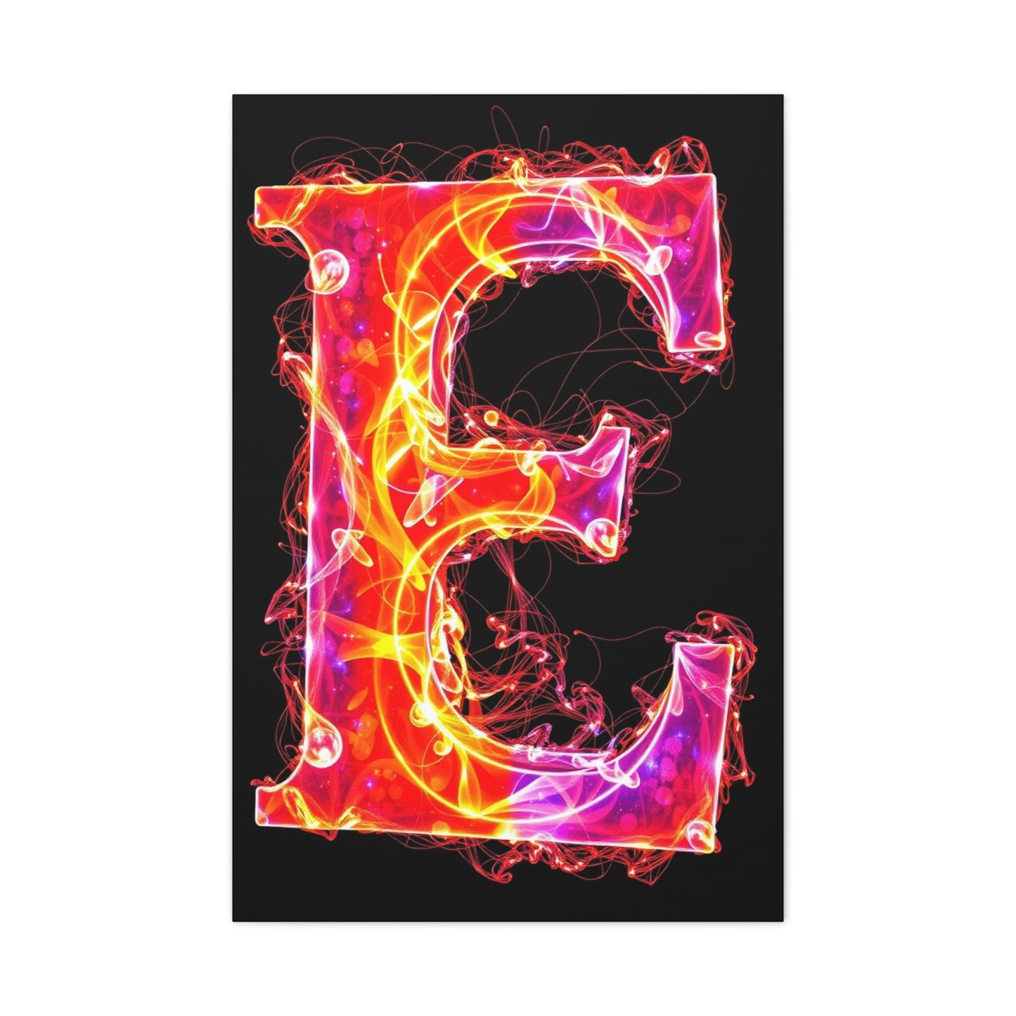 The Letter E - Art Canvas Art 2 Wall Art & Canvas Print