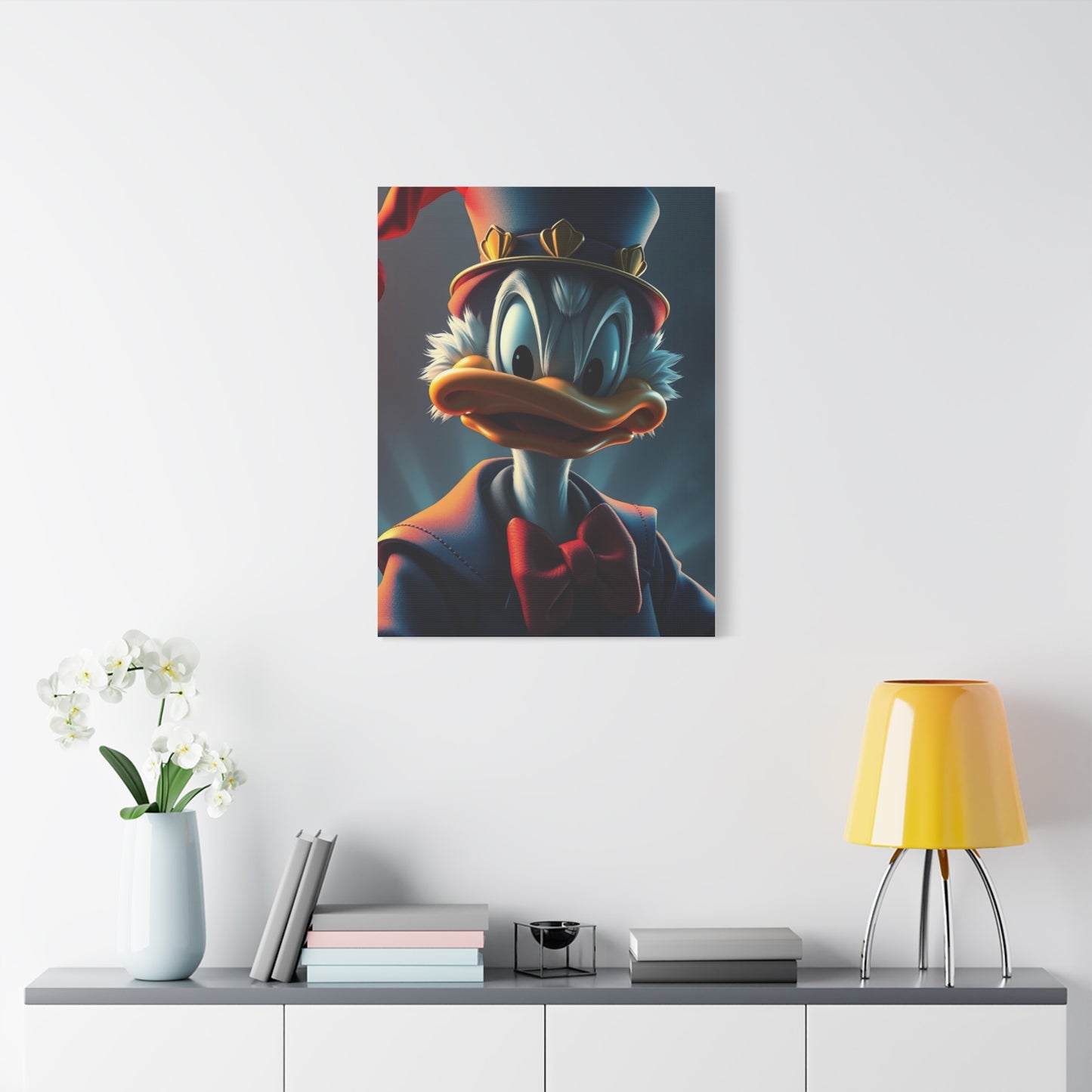 Dagobert Scrooge McDuck Art Premium Canvas 19 Wall Art & Canvas Print