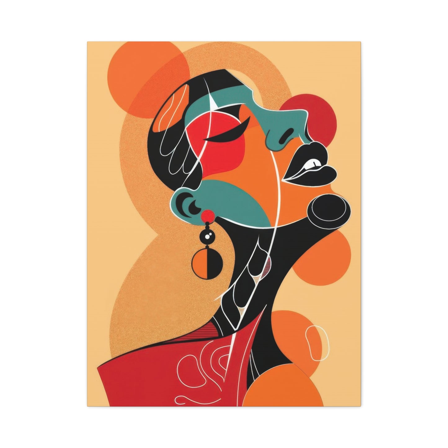 Women Abstract Portrait Wall Art & Canvas Prints