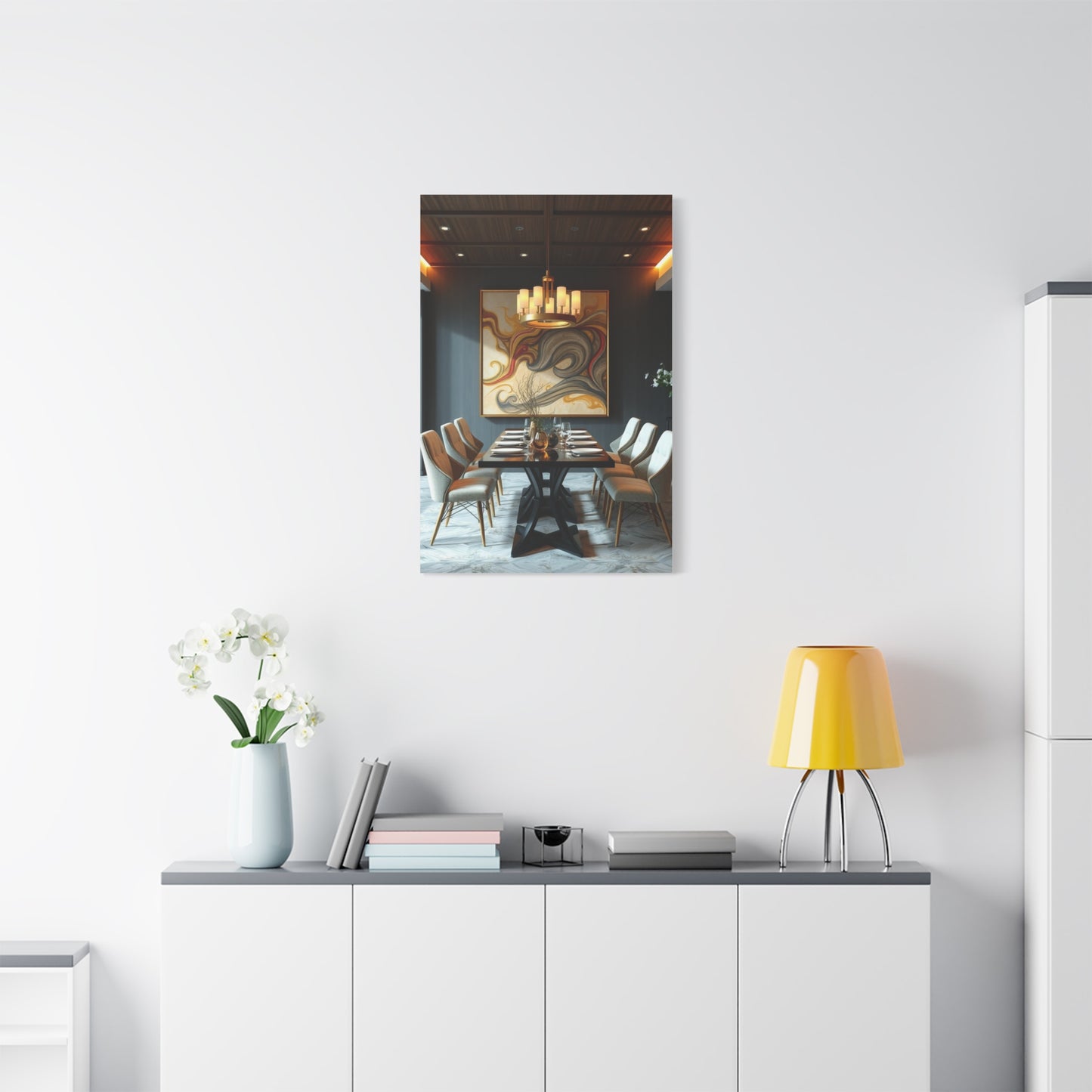 Refined Banquet Canvas Wall Art & Canvas Print