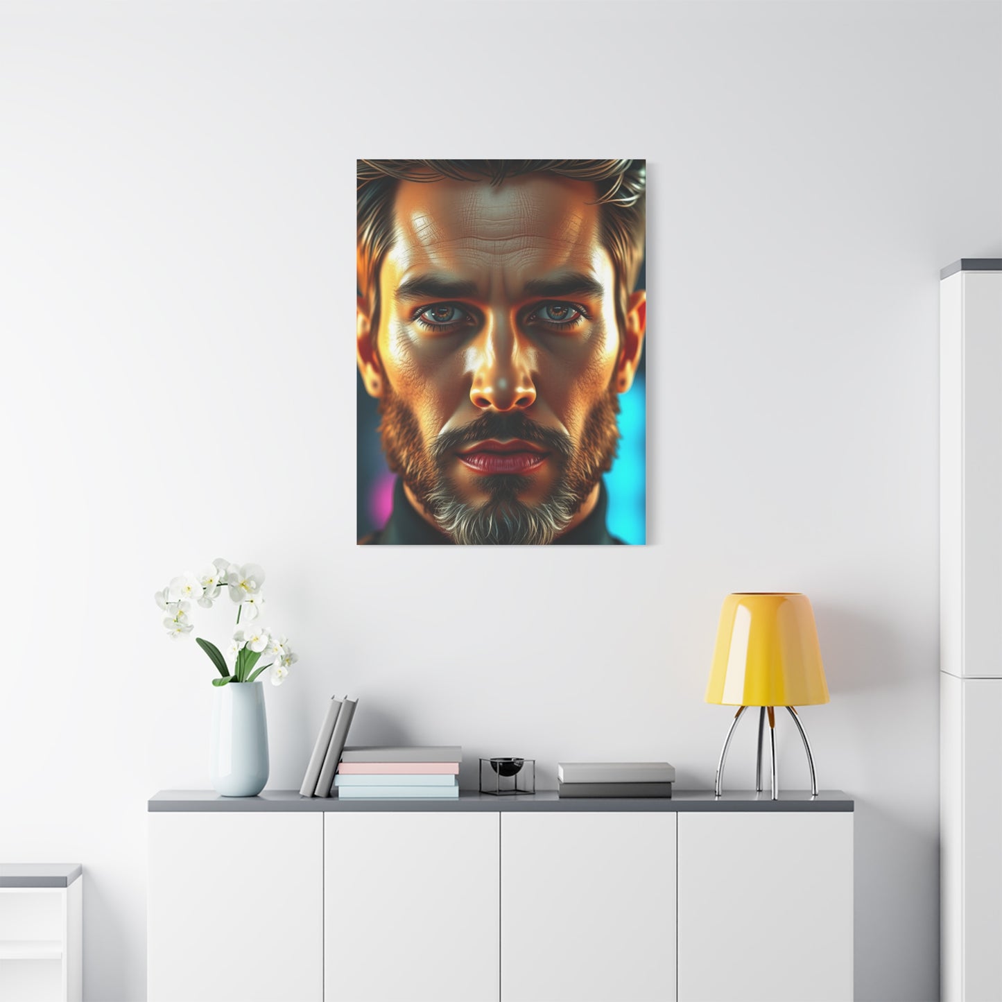 Polychromatic Pixel Prowess Wall Art & Canvas Print