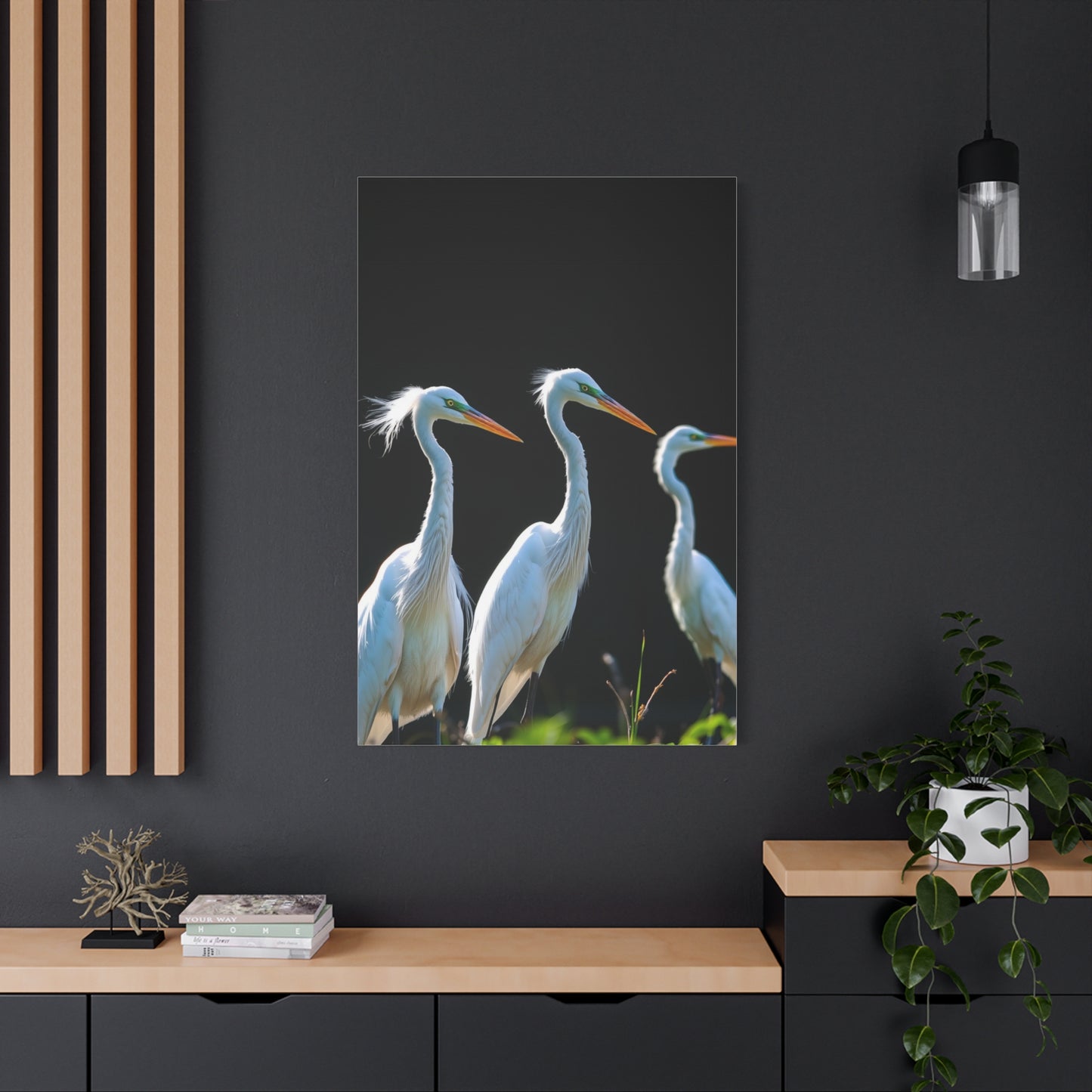 Vision Herons and Egrets Art Art Wall Art & Canvas Print