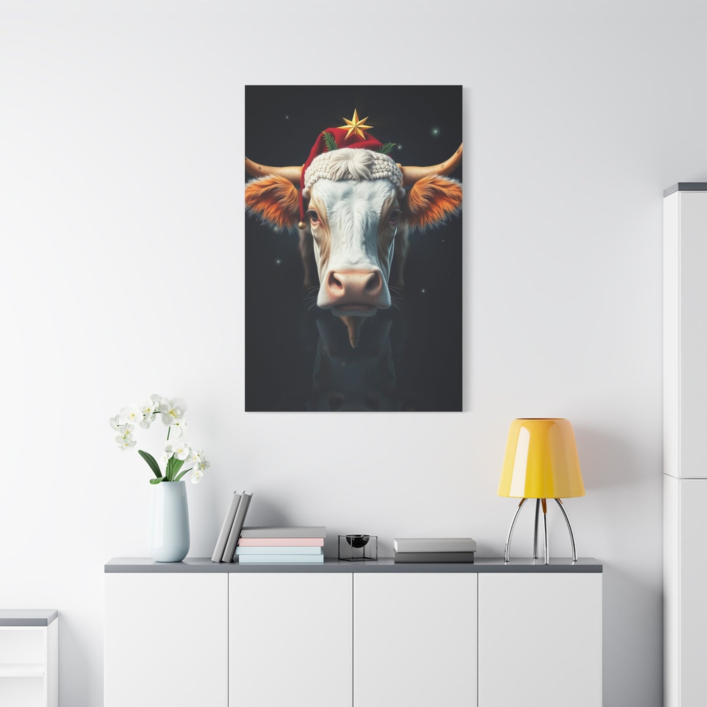 Noel Bovine Serenity Canvas wall art & canvas print