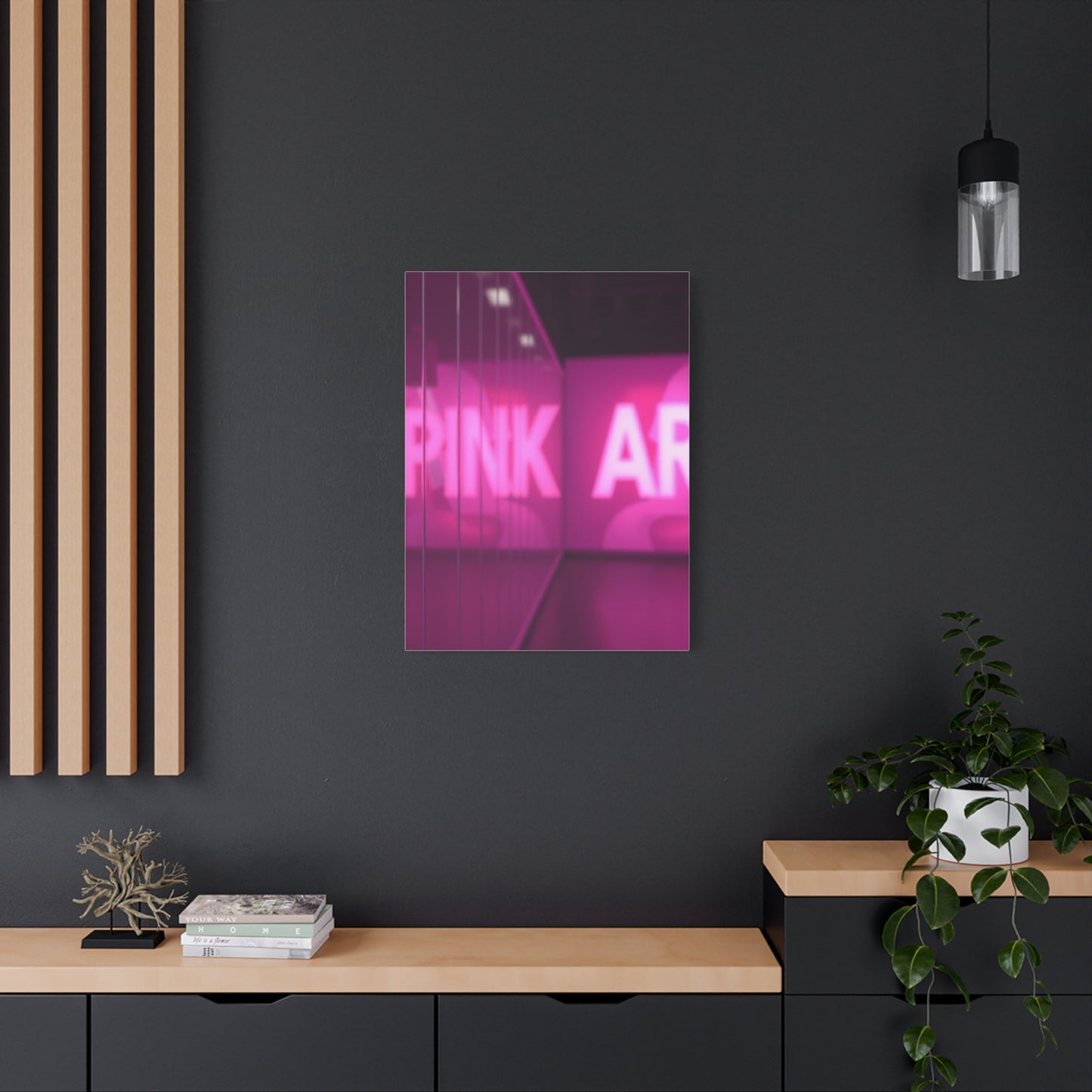 Roseate Elegance Canvas Wall Art & Canvas Print
