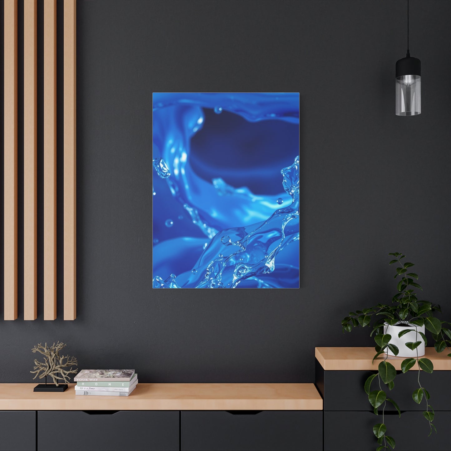 Sapphire Serenity Tableau Wall Art & Canvas Print