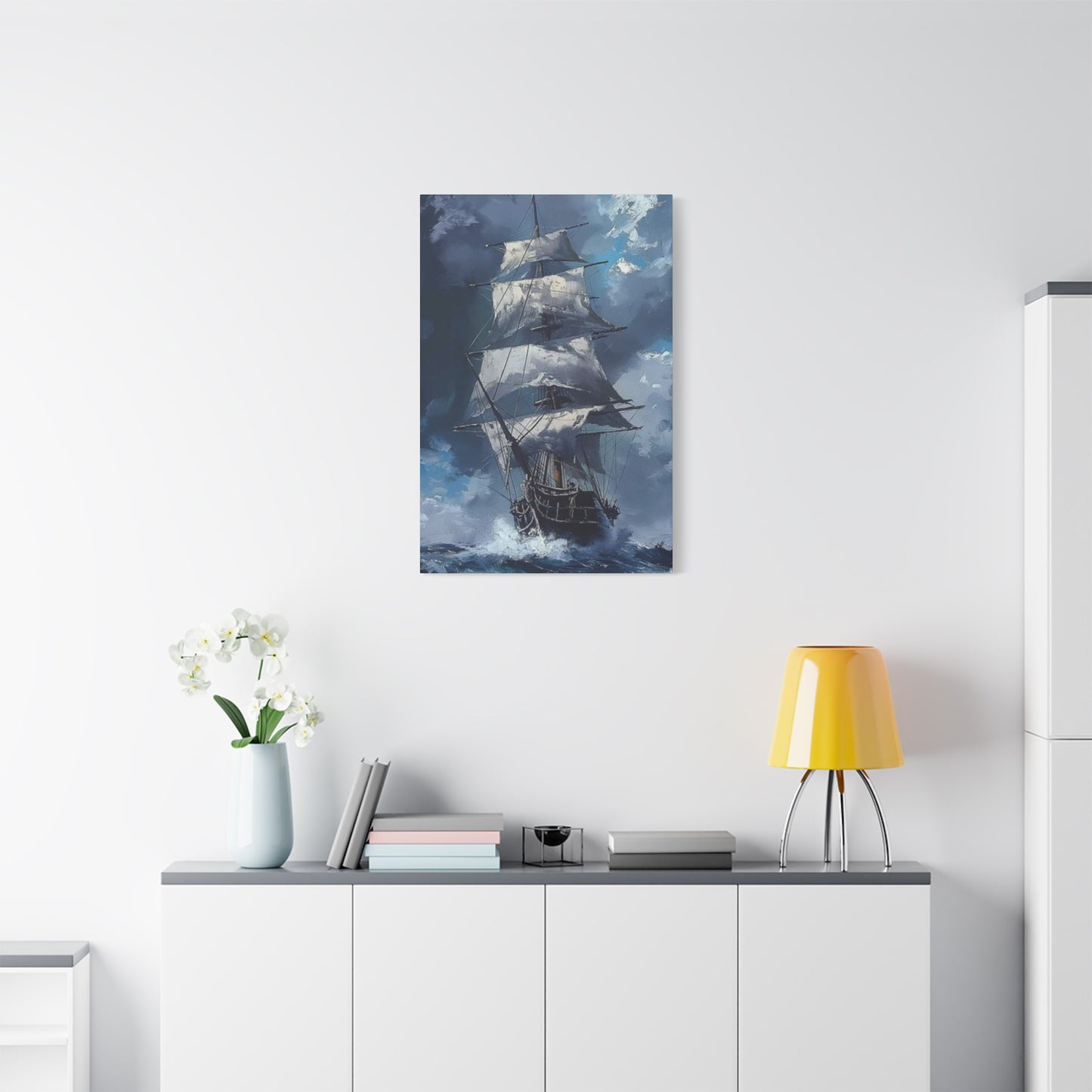 Large Ship In Sea Wall Art & Canvas Prints