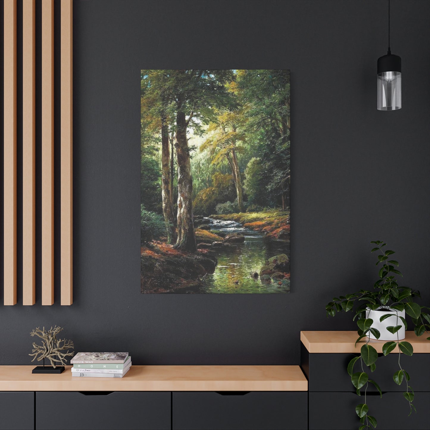 Stream Through Forest Wall Art & Canvas Prints
