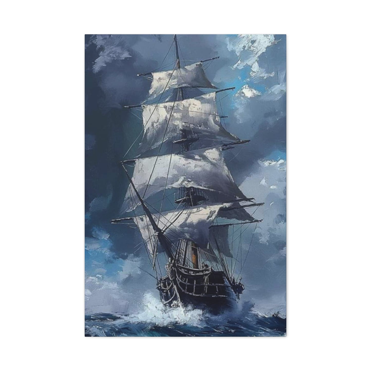 Large Ship In Sea Wall Art & Canvas Prints