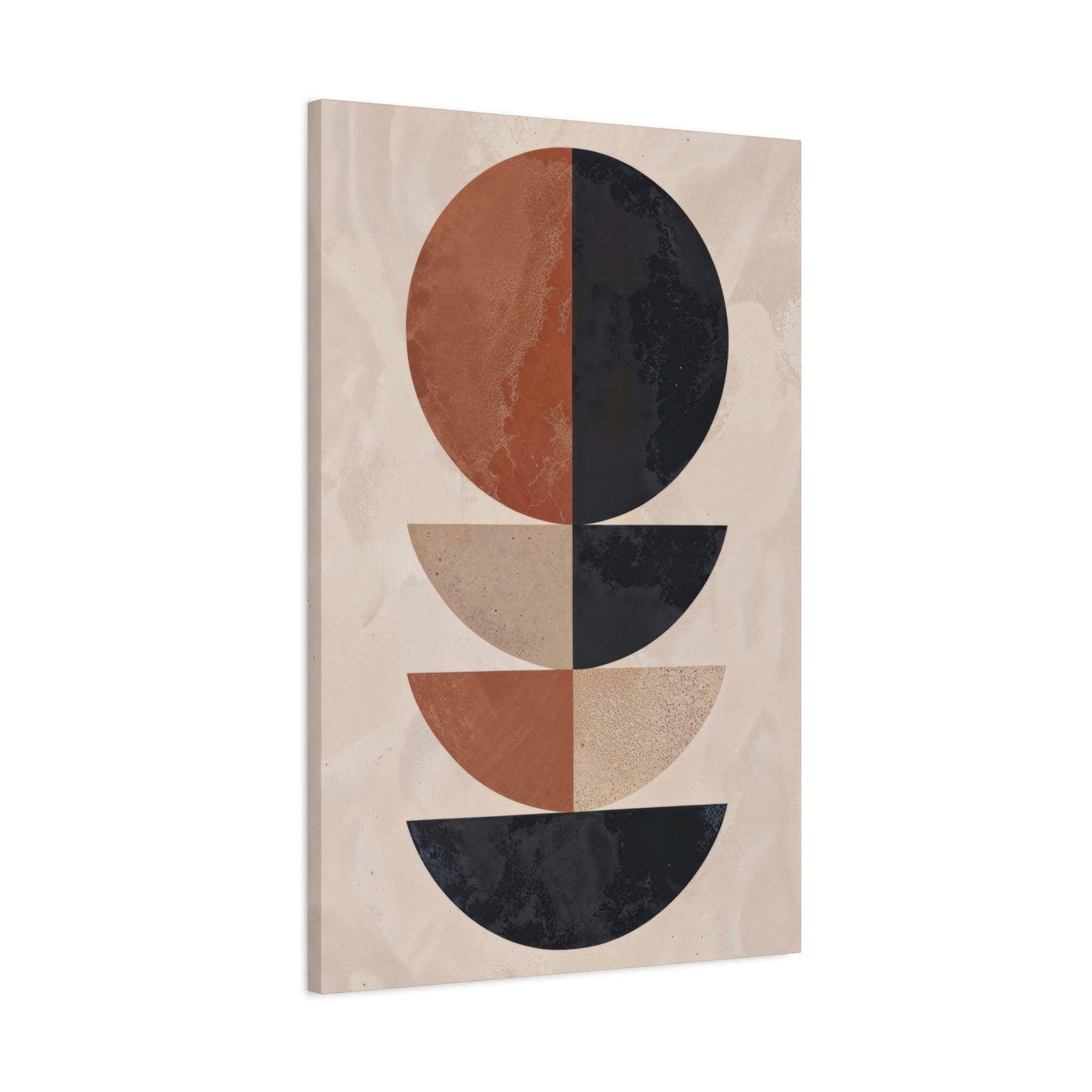 Abstract Brown Black Earth Tones Wall Art & Canvas Prints