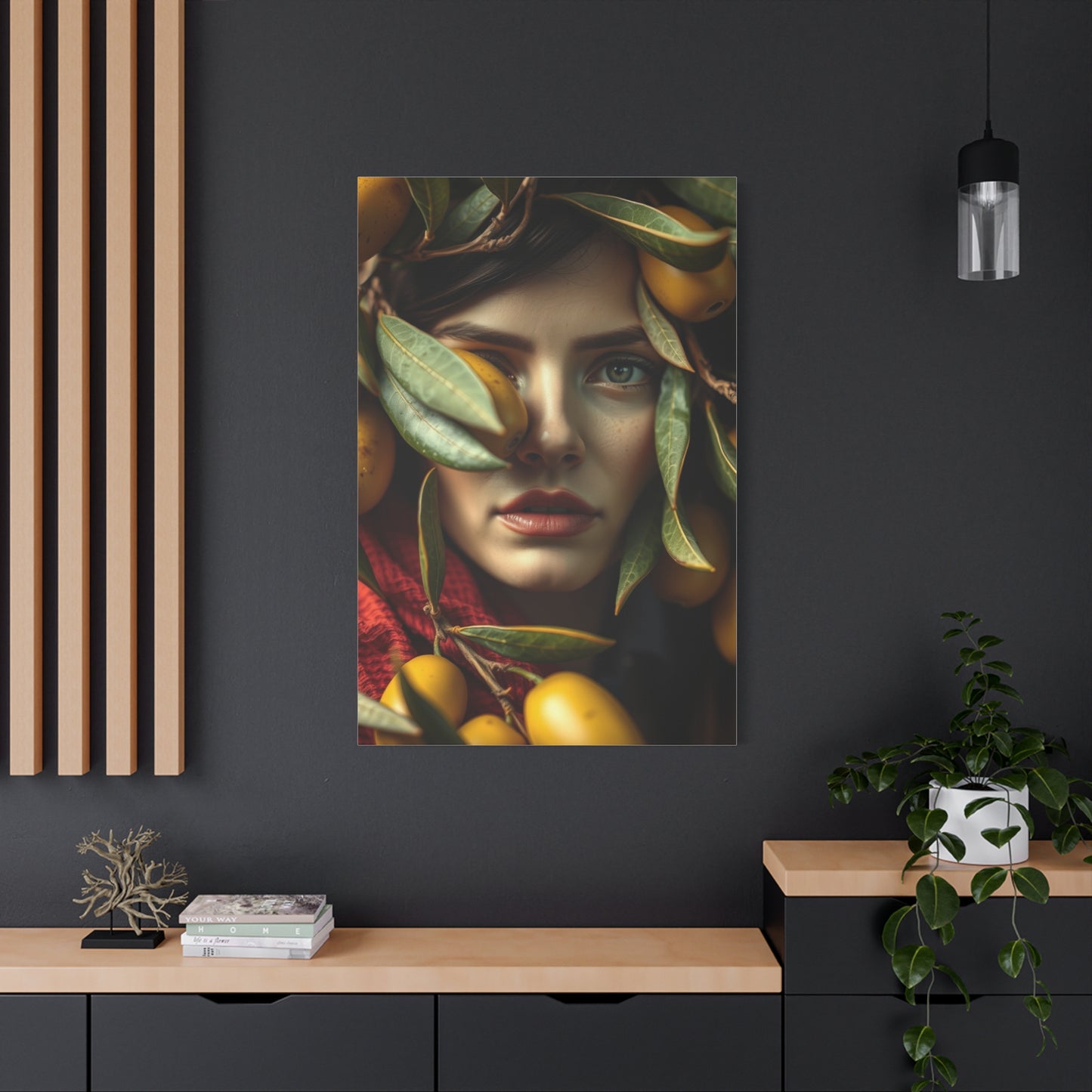 Verdant Elegance Canvas Wall Art & Canvas Print