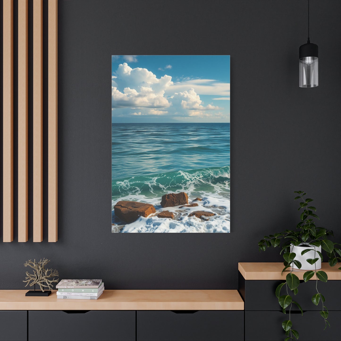 Azure Horizon Elegance Wall Art & Canvas Print
