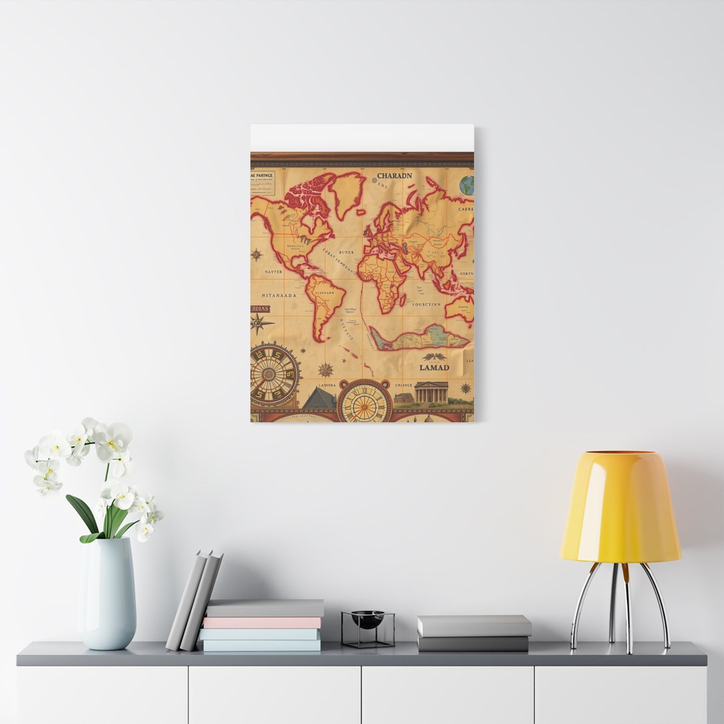 Supreme Art Collection Antique Maps Wall Art & Canvas Print