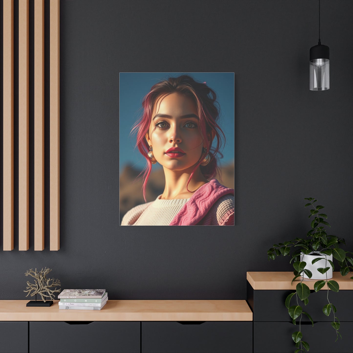 Rosy Horizon Canvas Wall Art & Canvas Print