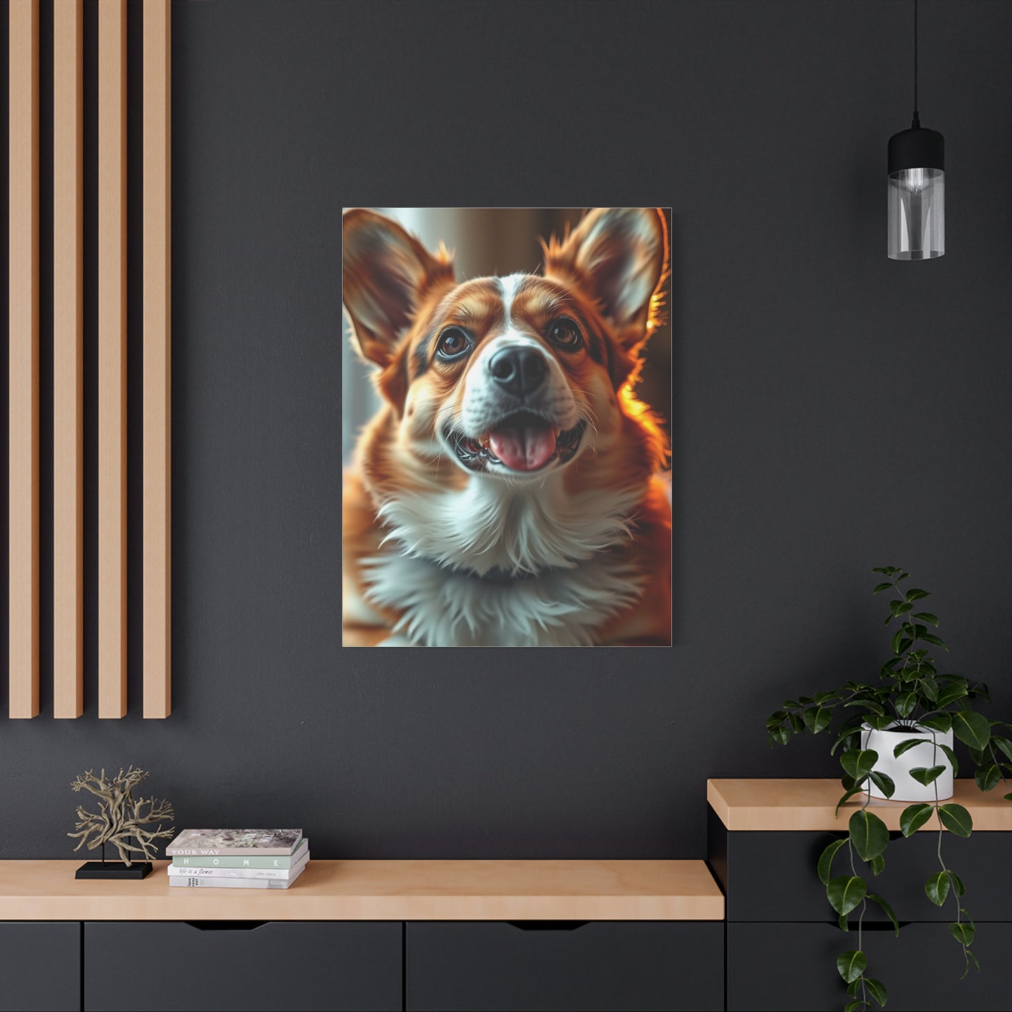 Corgi Dog Art Canvas Art 4 Wall Art & Canvas Print