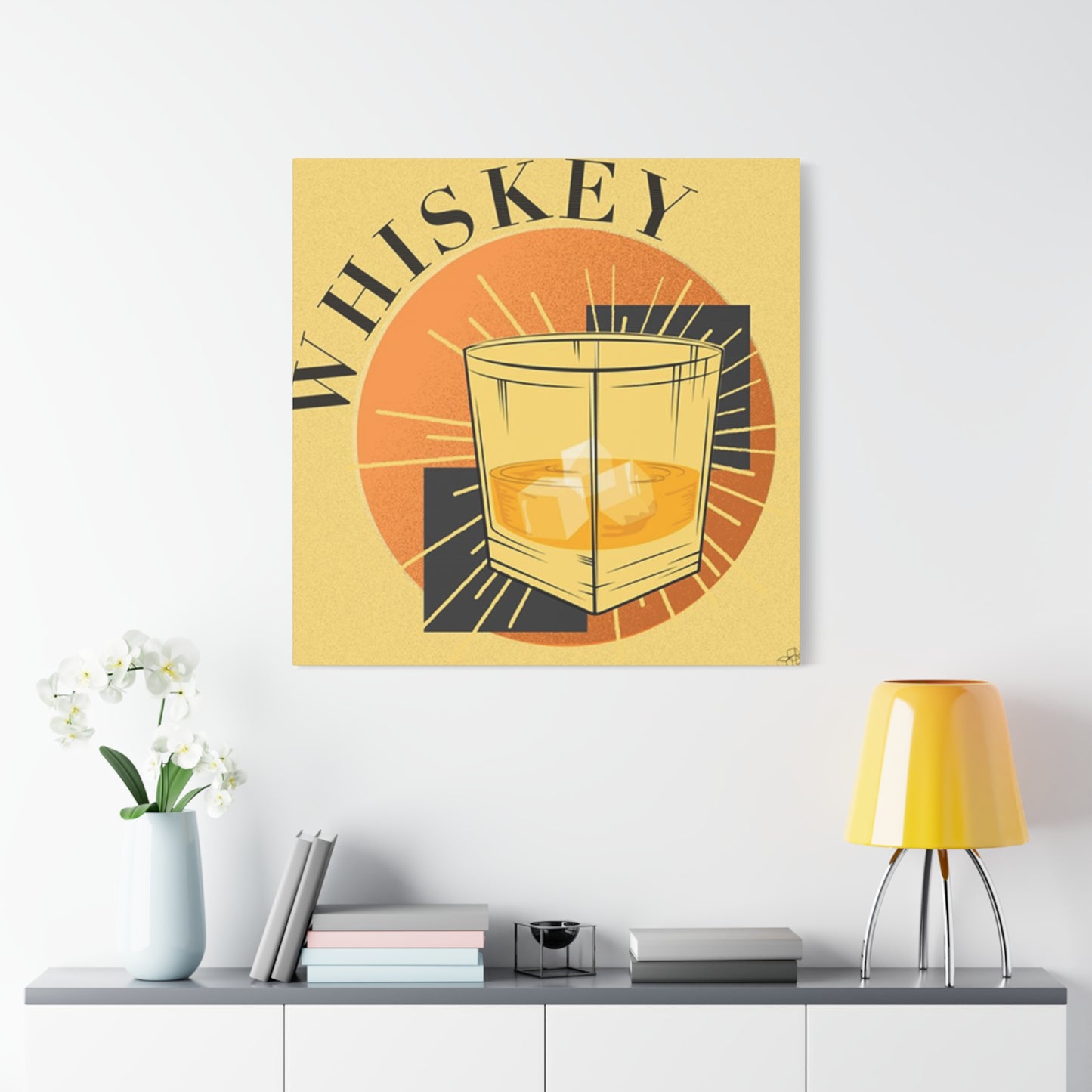 Whiskey Abstract Drinks Wall Art & Canvas Prints