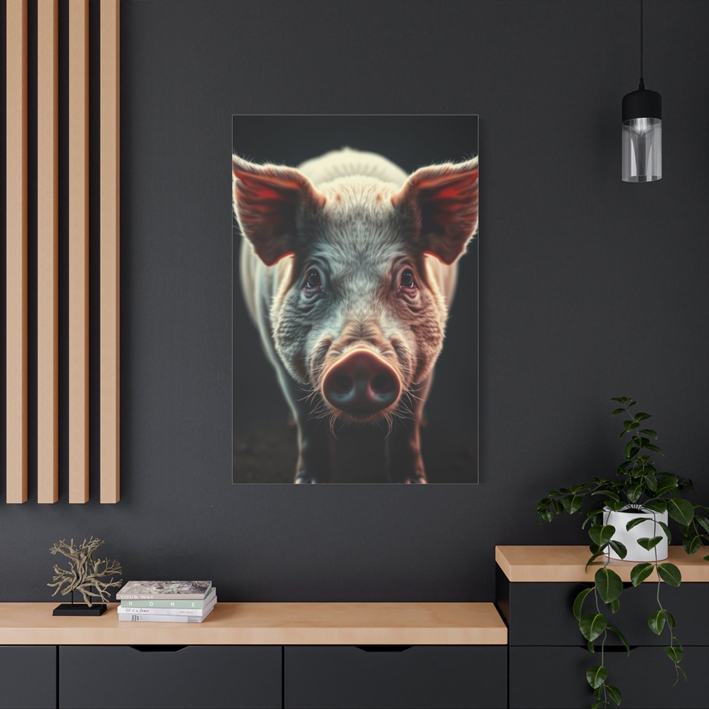 Pig Art Canvas Art 10 Wall Art & Canvas Print