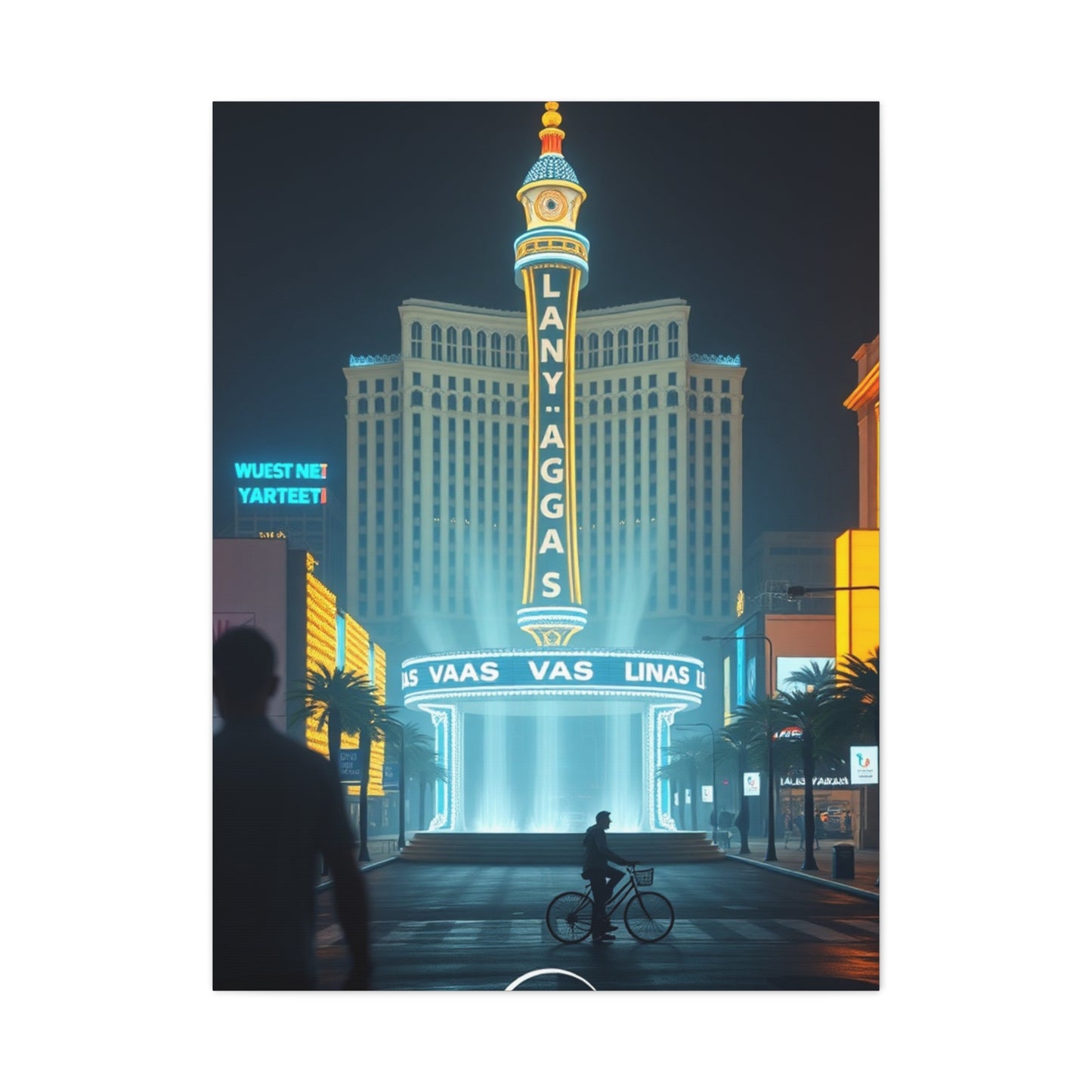 Las Vagas Art Canvas Art 8 Wall Art & Canvas Print