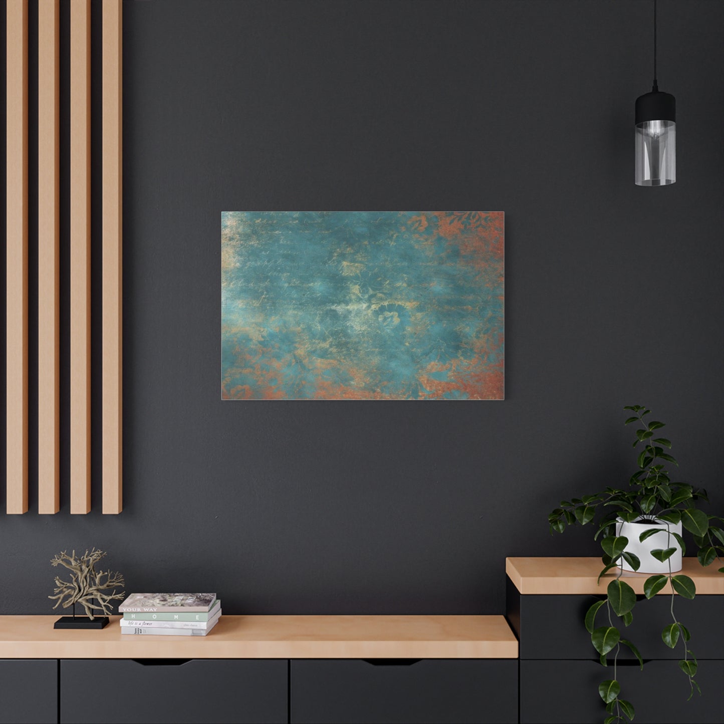 Teal Rust Reverie Wall Art & Canvas Prints