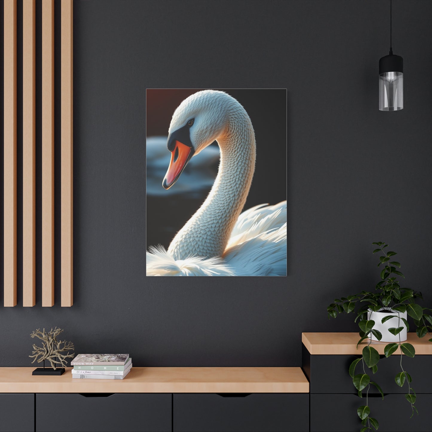Swan Art Canvas Art 10 Wall Art & Canvas Print