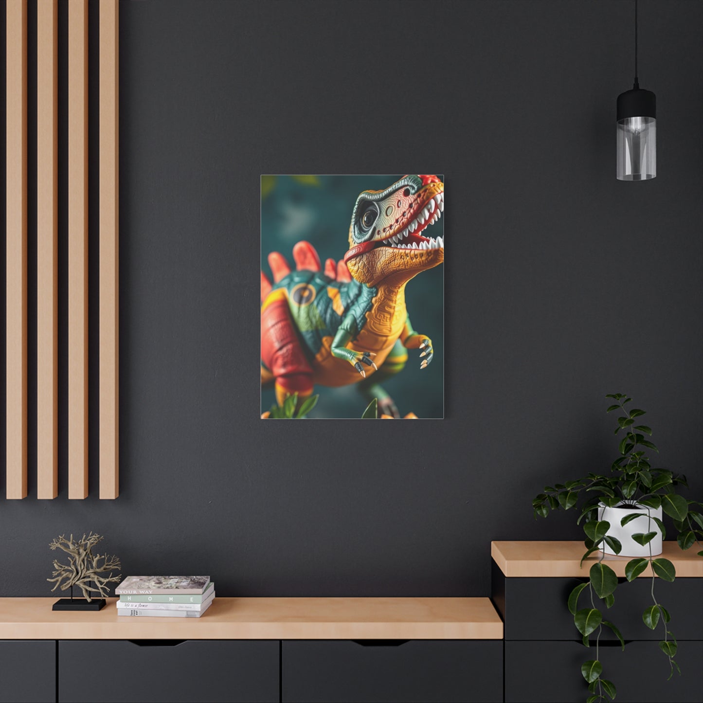 Kid’s Dinosaur Art Canvas Art 3 Wall Art & Canvas Print