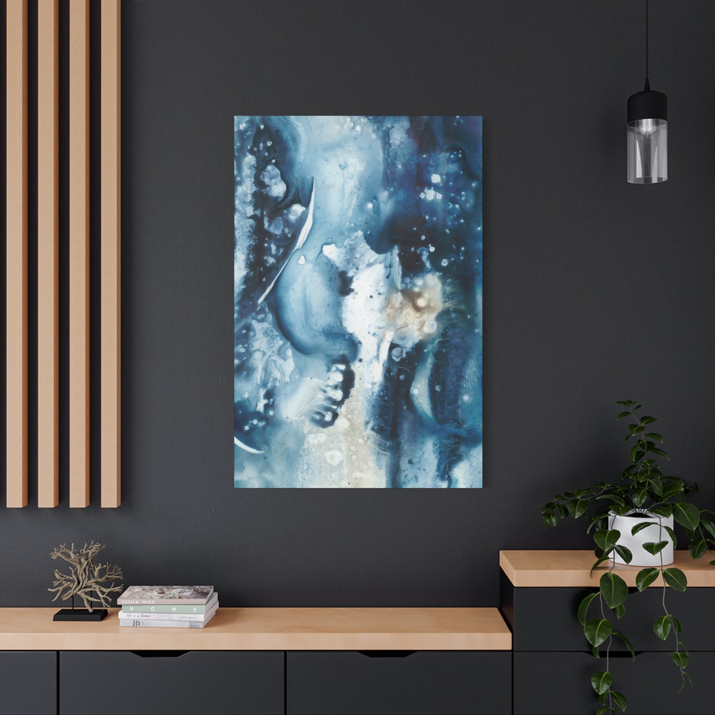 Joyce Combs Blue Flow Wall Art & Canvas Prints