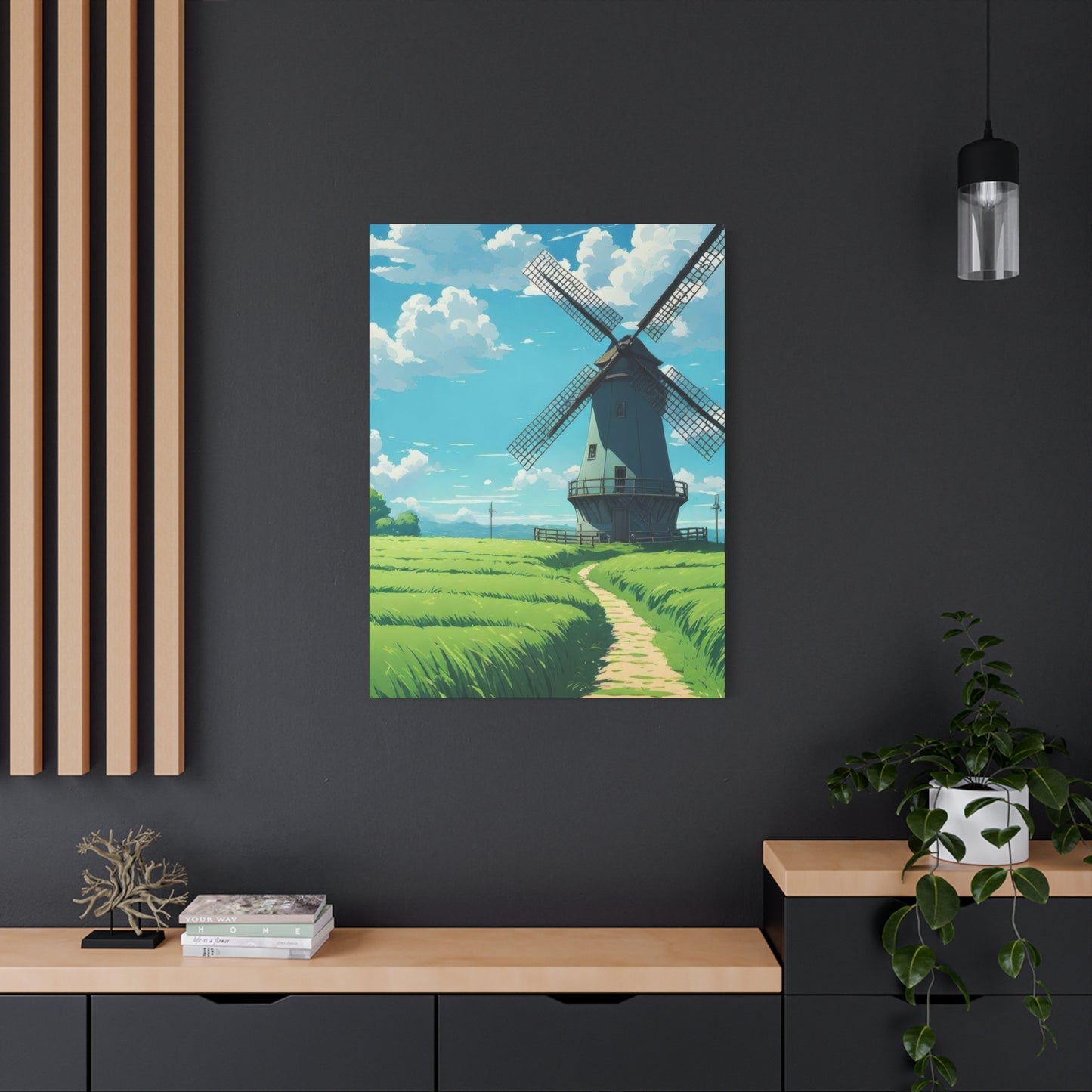 Greenfield Windmill Countryside Wall Art & Canvas Prints