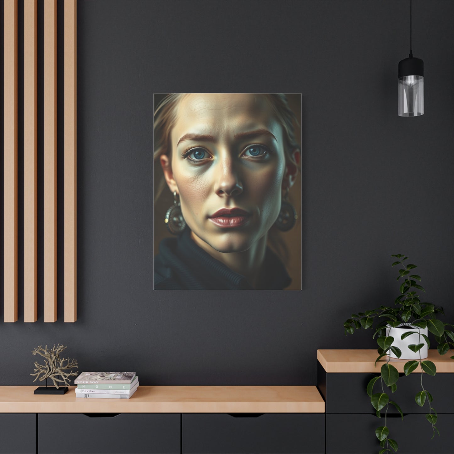 Graceful Profile Elegance Wall Art & Canvas Print
