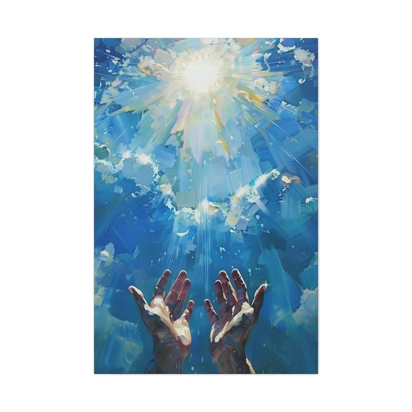God Light Hope Wall Art & Canvas Prints
