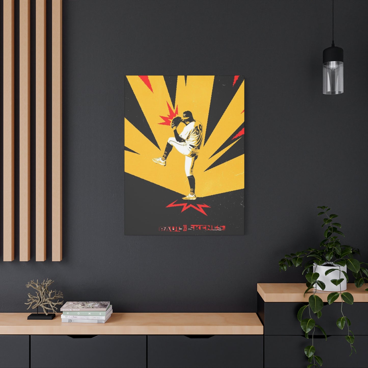 Baseball Game Play Poster Wall Art & Canvas Prints