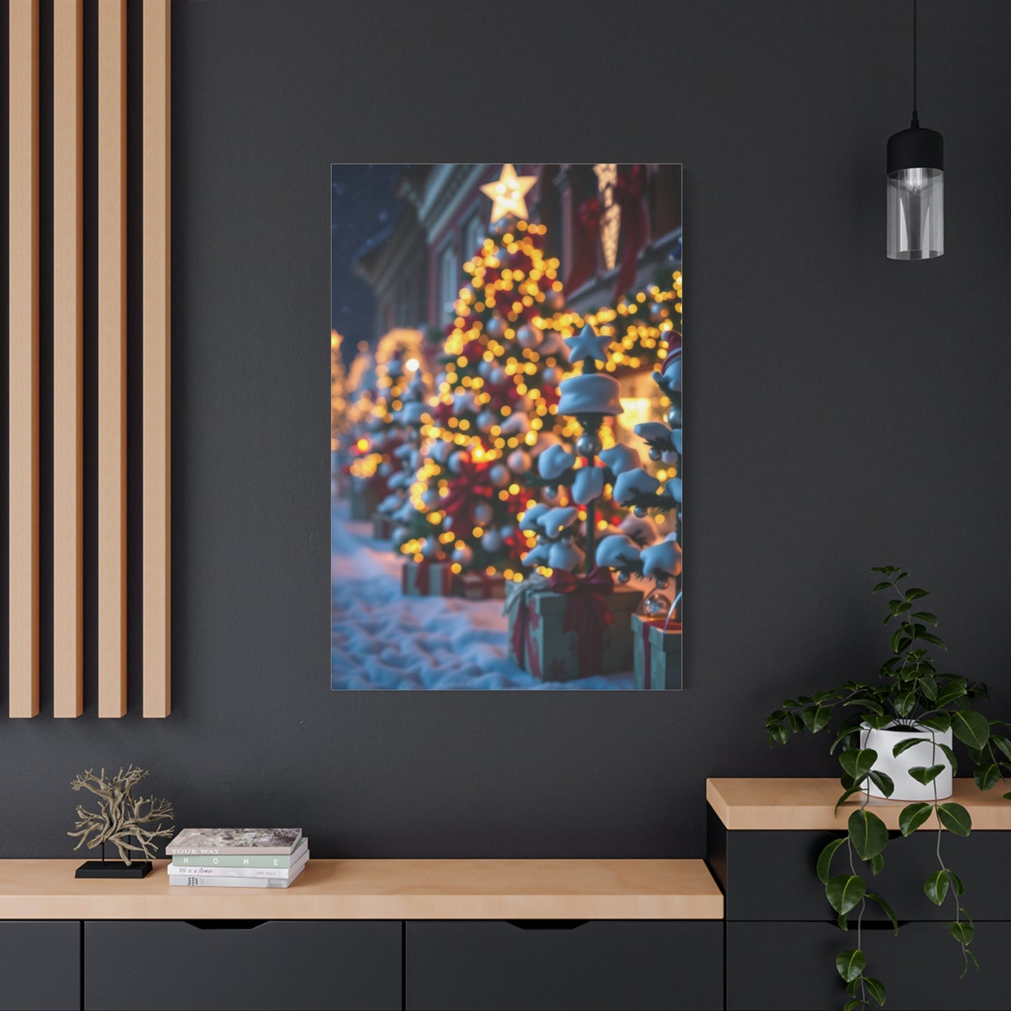 Celestial Yuletide Canvas Wall Art & Canvas Print