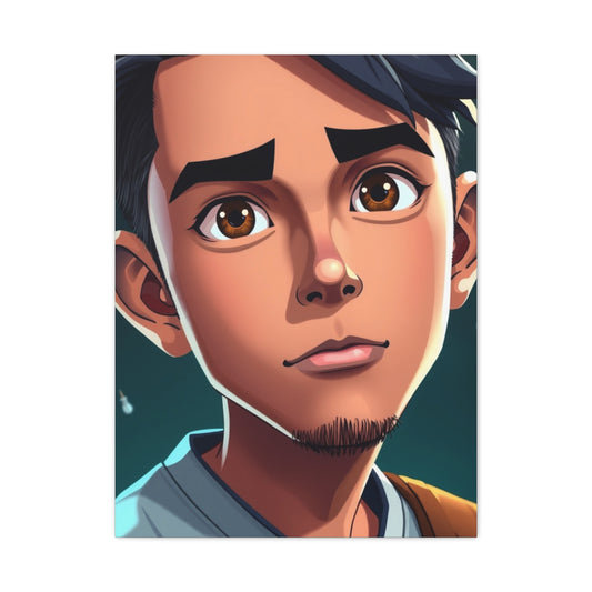 Charming Abstraction Print Wall Art & Canvas Print