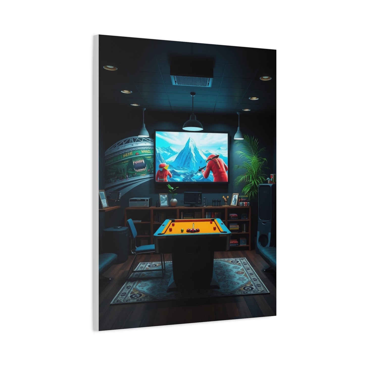 Refined Recreation Wall Masterpiece