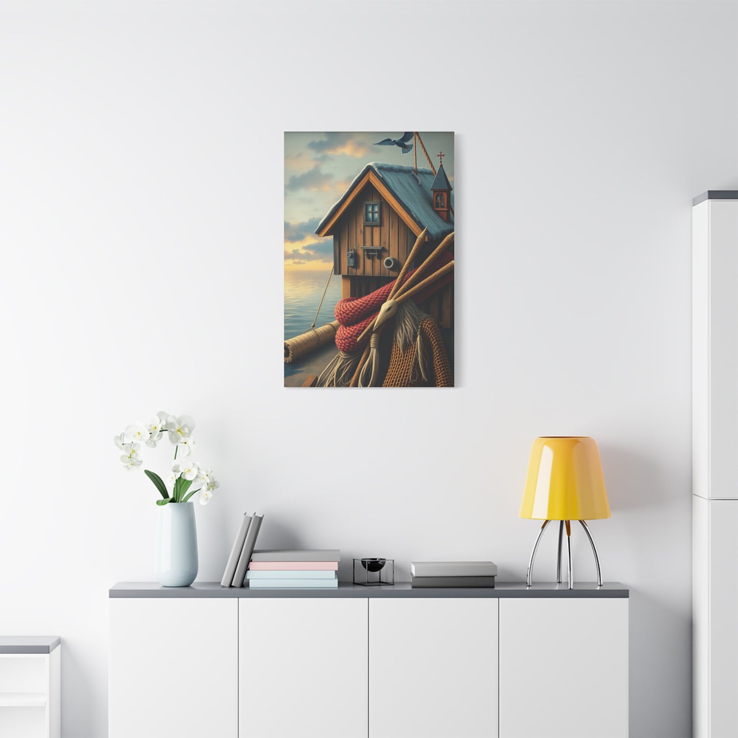 Fjord Serenity Masterpiece Wall Art & Canvas Print